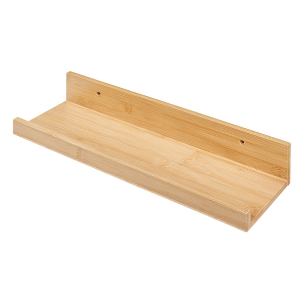 Fali polc 3 db-os szettben Gildeskål 40x13x7cm bambusz [en.casa]