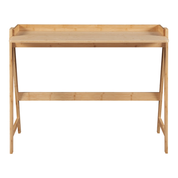Bambusz íróasztal Härryda 107x47x81cm natúr [en.casa]