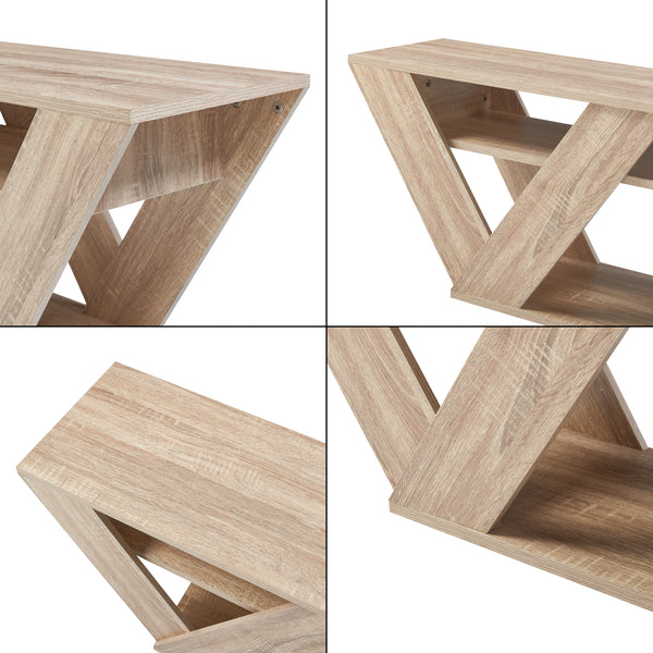 TV állvány Nome 110x30x40cm tölgyfa hatású [en.casa]