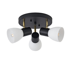 Mennyezeti lámpa Abbey fekete / fehér [lux.pro]