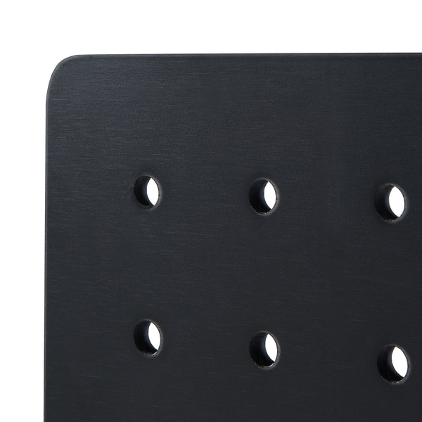 Fali polc Dønna 60x15x40cm fekete [en.casa]