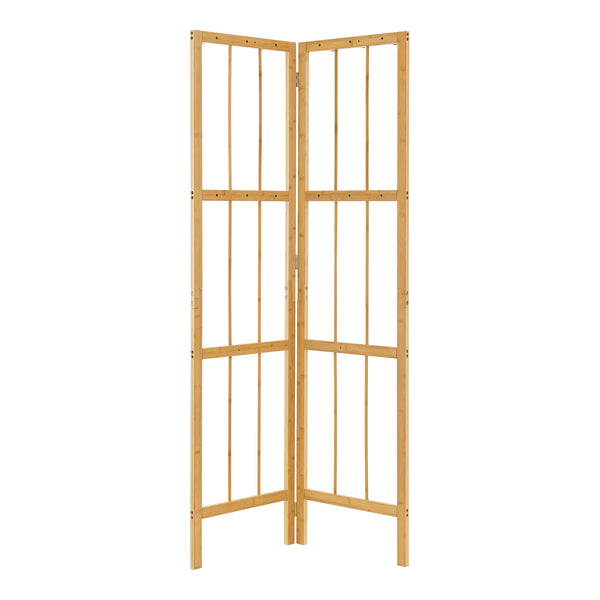 Előszoba sarokpanel Hyllestad 165,5x92x8cm bambusz [en.casa]