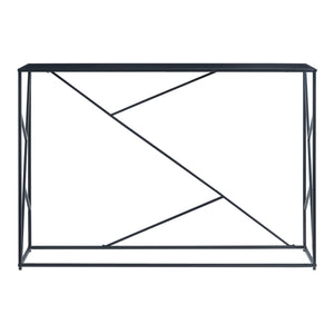 Konzolasztal Rättvik 120x30x80 cm fekete [en.casa]