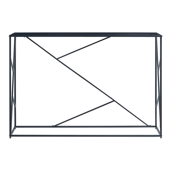 Konzolasztal Rättvik 120x30x80 cm fekete [en.casa]