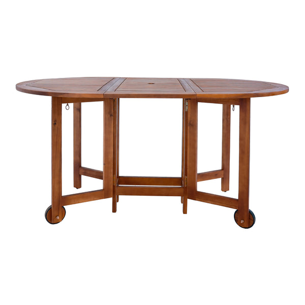 Kerti étkező garnitúra Acerenza 7 részes akácfa FSC® tanúsítvánnyal [en.casa]