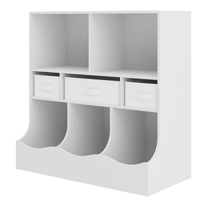 Gyerekpolc Vastesa 75x80x40 cm fehér [en.casa]