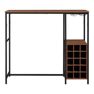 Bárasztal Trøndelag 120x40x105 cm bortartóval 15 palacknak [en.casa]