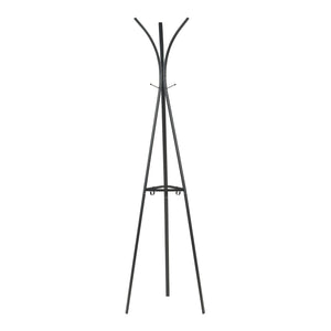 Állófogas Vevelstad 181x52,5x52,5 cm acél fekete [en.casa]