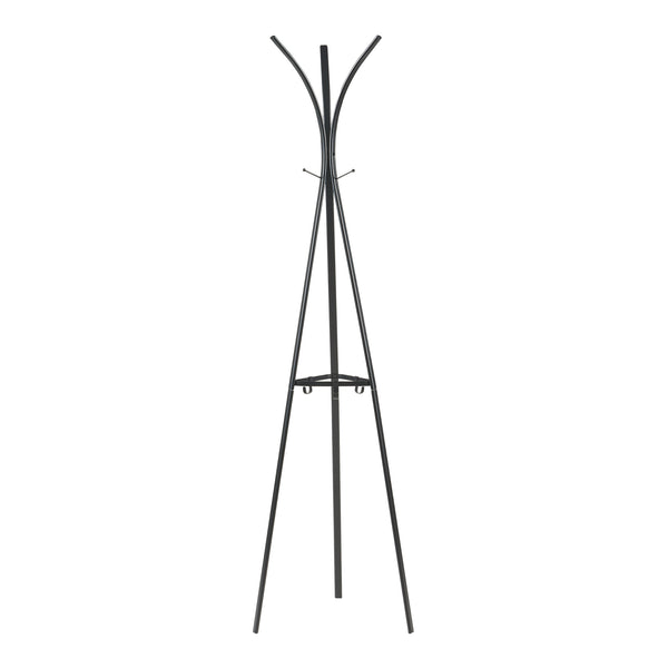 Állófogas Vevelstad 181x52,5x52,5 cm acél fekete [en.casa]