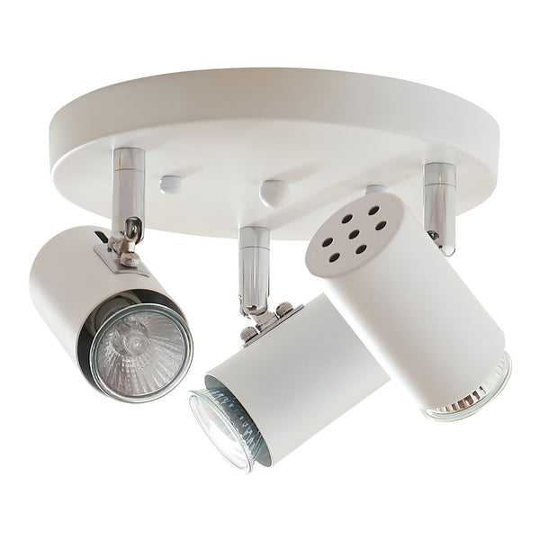 Mennyezeti lámpa Bathgate 3 x GU10 fehér [lux.pro]