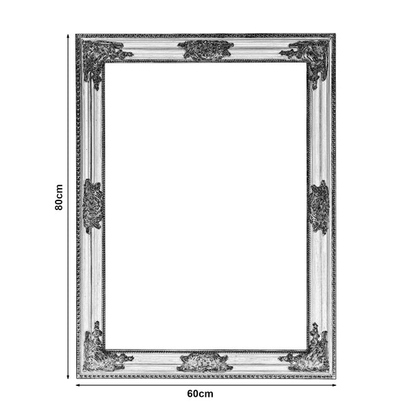 Barokk stílusú fali tükör Punkalaidun 80x60 cm aranyszínű [en.casa]