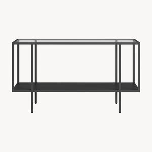 Dohányzóasztal Nynna 90x50x50 cm fekete [en.casa]