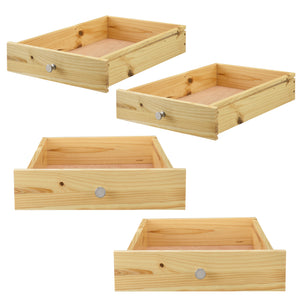 Fiók európai raklap bútorokhoz DIY különböző színekben [en.casa]