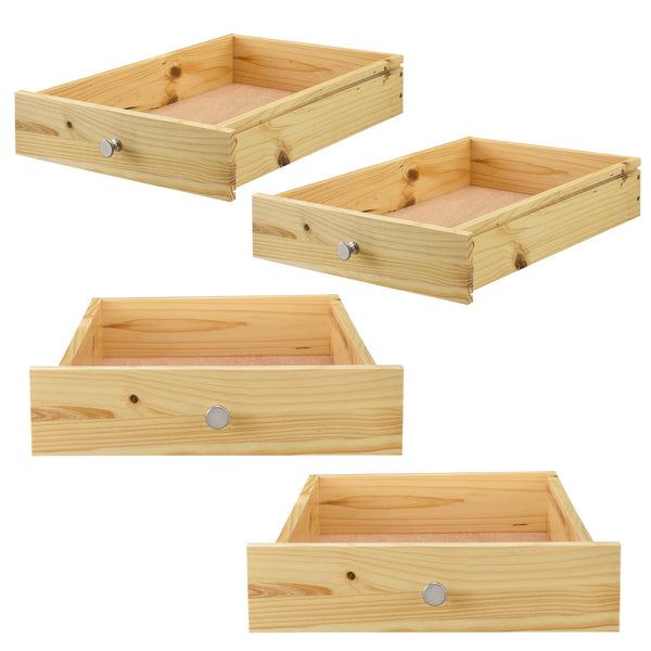 Fiók európai raklap bútorokhoz DIY különböző színekben [en.casa]