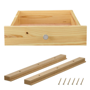 Fiók európai raklap bútorokhoz DIY különböző színekben [en.casa]