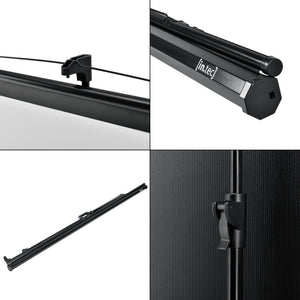 Vetítővászon ABCS-0712 mobil állítható tripod-állvánnyal [in.tec]