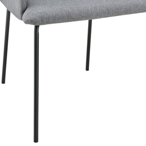 Fotel ABCS-3501 kárpitozott textil sötétszürke [en.casa]