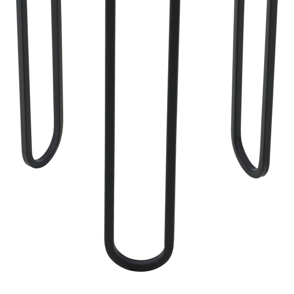 Növénytartó Modave 2db-os szett különböző méretű hajtűlábbal fekete-arany [en.casa]