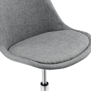 Irodai forgószék Atherton 83-93x48x55 cm világosszürke [en.casa] 