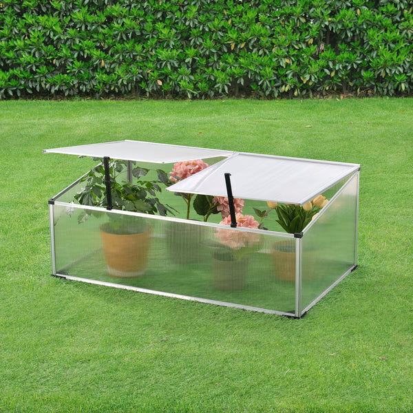 Hidegágy ACNI-14006 alumínium/polikarbonát 100 x 60 cm [en.casa] 