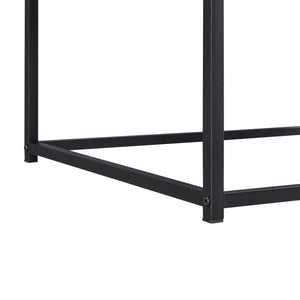 Dohányzóasztal Esbjerg 45 x 100 x 55 cm fa-hatású sötét árnyalat [en.casa] 