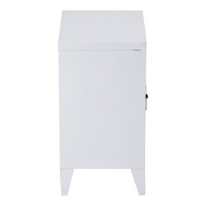 Éjjeli szekrény Inari bal oldali fogantyúval acél [en.casa]