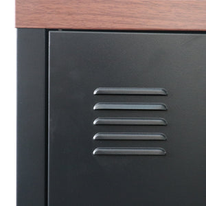 TV-Szekrény Pälkäne 58 x 113 x 40 cm acél [en.casa] 