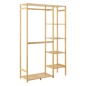 Ruhatartó állvány Eurajoki 1 rúddal 4 polccal 2 további tárolófelülett [en.casa] 