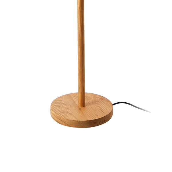 Állólámpa Rochdale 1 x E27, max. 60W 154 cm Fa Rattan Lámpabúra: Sárgásbarna [lux.pro] 