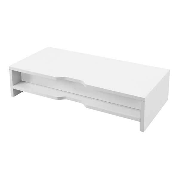 Monitorállvány Ruovesi 12x51x25cm Fehér [en.casa]
