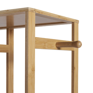 Ruhatartó állvány Ilomantsi Bambus [en.casa]