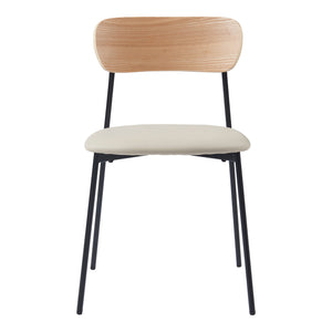 Étkezőszék Jyväskylä 2-es szettben 78x45x48 cm bézs [en.casa]