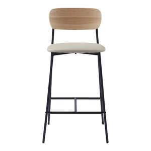 Bárszék Jyväskylä 2-es szettben 89x40x45 cm bézs [en.casa]