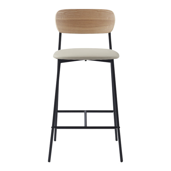 Bárszék Jyväskylä 2-es szettben 89x40x45 cm bézs [en.casa]