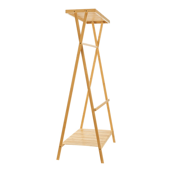 Ruhatartó állvány Horten bambusz [en.casa]