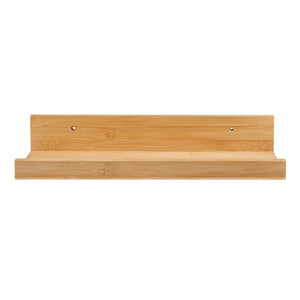 Fali polc 3 db-os szettben Gildeskål 40x13x7cm bambusz [en.casa]