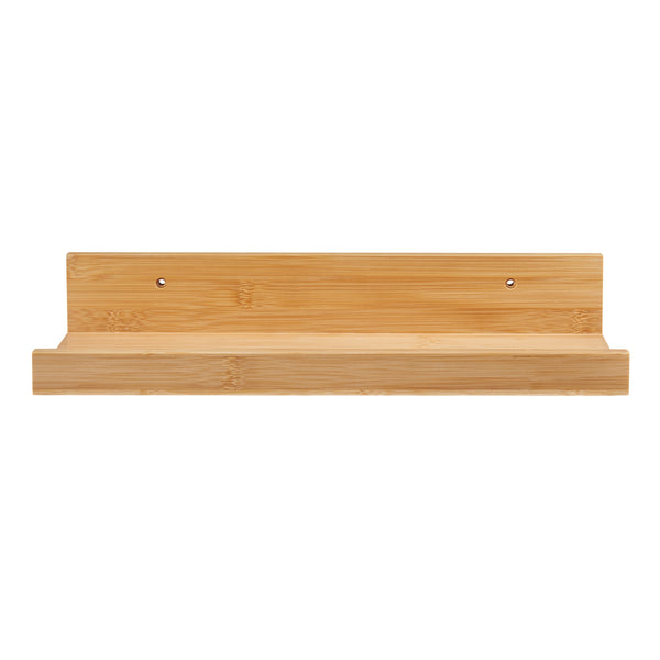 Fali polc 3 db-os szettben Gildeskål 40x13x7cm bambusz [en.casa]