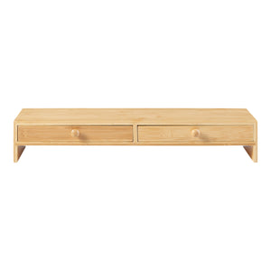 Monitorállvány Hallstahammar 56x18x9,5 cm bambusz [en.casa]