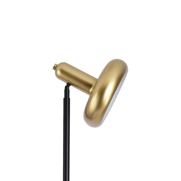 Állólámpa Namsos fém fekete/aranyszínű [lux.pro]
