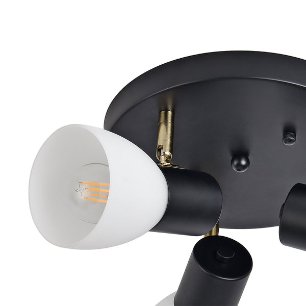 Mennyezeti lámpa Abbey fekete / fehér [lux.pro]