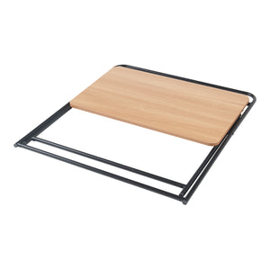 Összecsukható íróasztal Kvitsøy 85x50x80cm fekete/tölgy [en.casa]