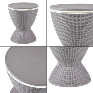 Cool bar Atessa 58x48,5cm világosbarna [casa.pro]