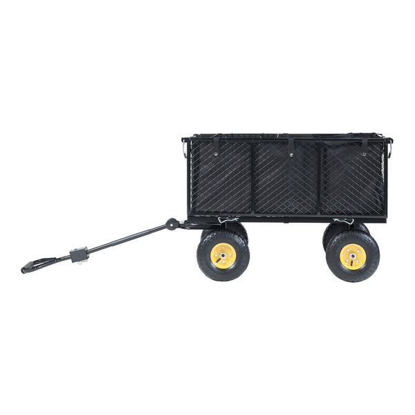 Kézi kocsi Corropoli 112x51 cm max. 550kg fekete/sárga [pro.tec]