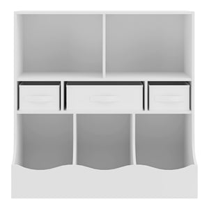 Gyerekpolc Vastesa 75x80x40 cm fehér [en.casa]