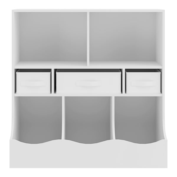 Gyerekpolc Vastesa 75x80x40 cm fehér [en.casa]
