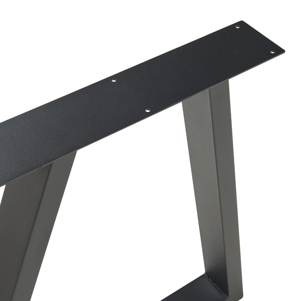 Asztalváz 2db-os szett Lyngby 72x55/70cm fekete [en.casa]