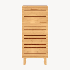 Fürdőszobai szekrény Epind 75x33x30 cm bambusz [en.casa]