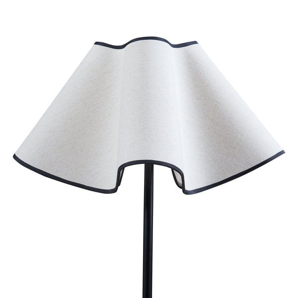 Állólámpa Ashton 153cm fekete/fehér [lux.pro]
