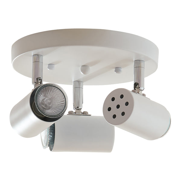 Mennyezeti lámpa Bathgate 3 x GU10 fehér [lux.pro]