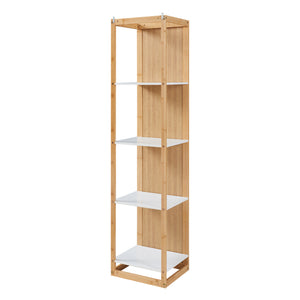 Tükrös polc As 170x40x35 cm bambusz [en.casa]